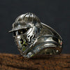 Masked Ghost Knight Skull Ring - Holy Buyble