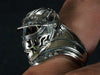 Masked Ghost Knight Skull Ring - Holy Buyble