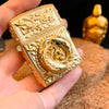 Limited Edition Yin Yang Koi Fish Gold Plated Lighter Case - Holy Buyble