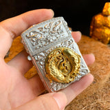 Limited Edition Yin Yang Koi Fish Gold Plated Lighter Case - Holy Buyble