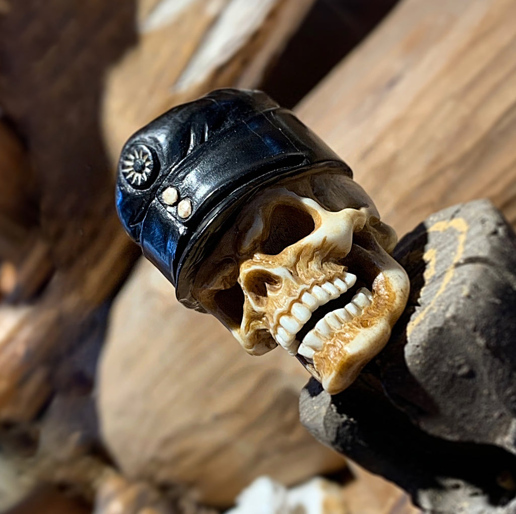 Biker Skull Bead Skull Pendant Skull Bracelet Skull Necklace