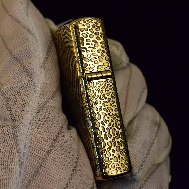 Leopard Zebra Custom Zippo Lighter Case