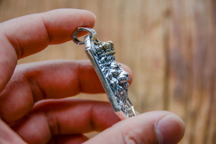Lion Leo Pendant Necklace 