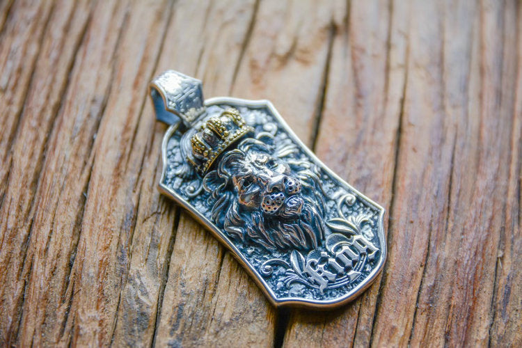 Lion Leo Pendant Necklace 