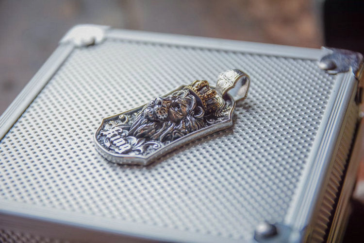 Lion Leo Pendant Necklace 