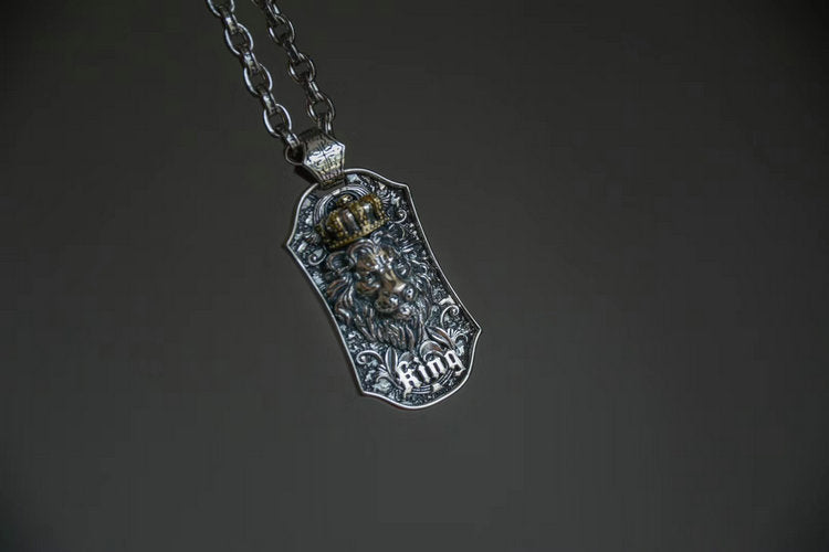 Lion Leo Pendant Necklace 