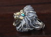 Royal Blue Lion Ring - Holy Buyble