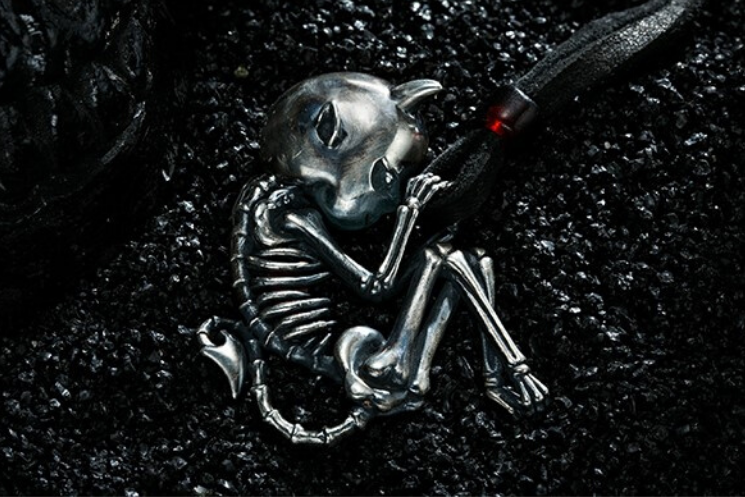 😈 Little Devil Skeleton Necklace 😈 - Holy Buyble
