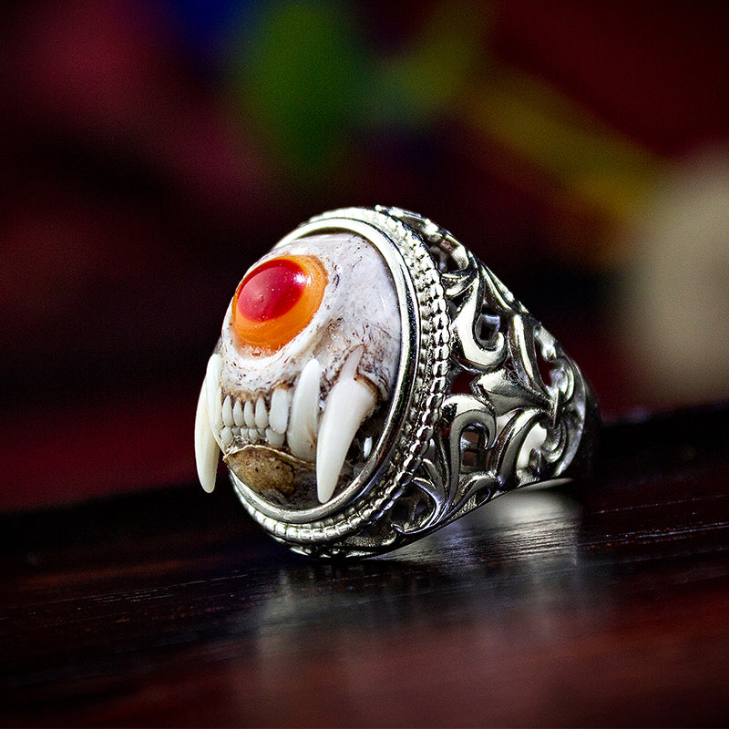 Little Monster Cyclops Beast Skull Ring - Holy Buyble