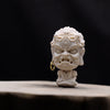 Mahākāla God of Fortune Mammoth Ivory Fossil Guru Bead