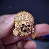 Mahakala Skull Guru Bead Pendant
