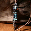 Mahākāla Dagger Gemstone Embellished Silver Pendant - Holy Buyble