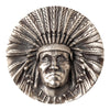 Native American Chief Button - Holy Buyble