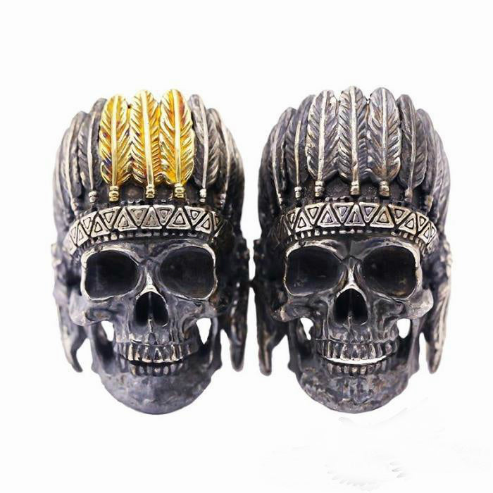 Native American Skull Ring - Holy Buyble