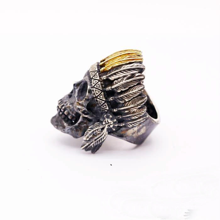 Native American Skull Ring - Holy Buyble