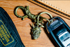 Brass Oni Key Ring - Holy Buyble