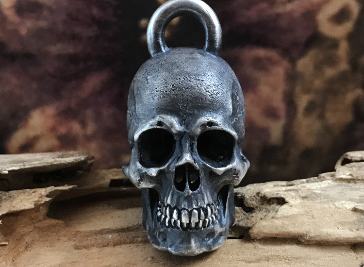 Open Jaw Silver Skull Pendant - Holy Buyble