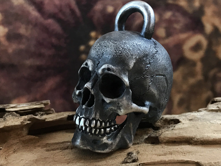 Open Jaw Silver Skull Pendant - Holy Buyble