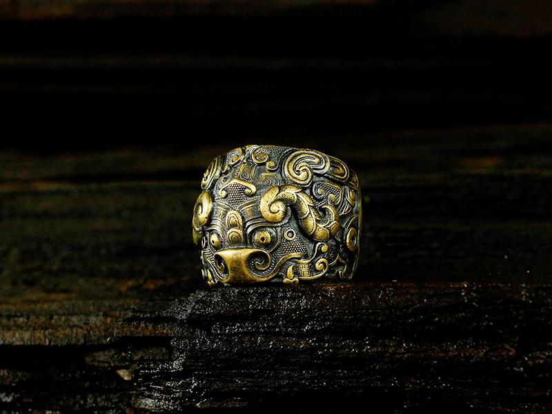 Tribal Wild Yak Ring - Holy Buyble