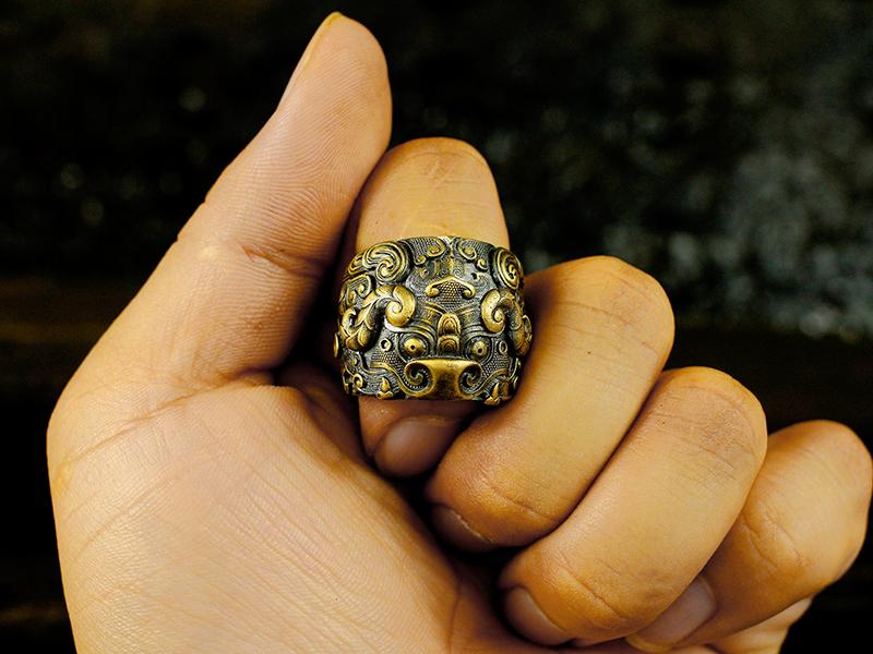 Tribal Wild Yak Ring - Holy Buyble