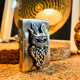 Skull Masked Owl Custom Lighter Case - Holy Buyble