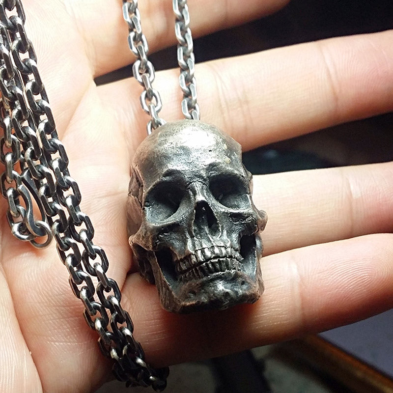 Realistic Skull Necklace - Holy Buyble