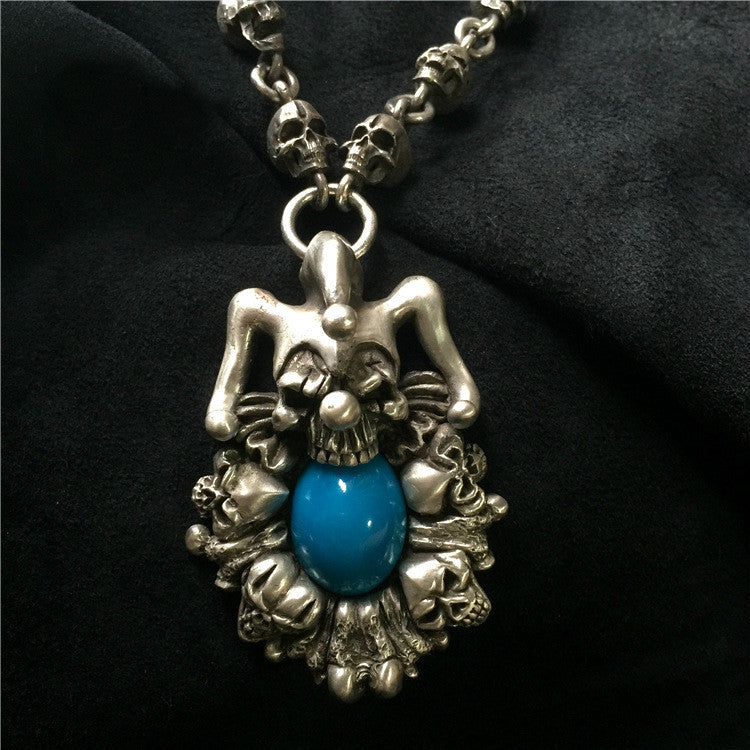 Clown King Skull Necklace - Holy Buyble