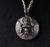 Japanese Samurai Mask Pendant - Holy Buyble