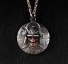 Japanese Samurai Mask Pendant - Holy Buyble