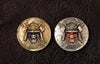 Japanese Samurai Mask Button - Holy Buyble