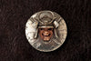 Japanese Samurai Mask Button - Holy Buyble