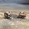 Horned Skull Satan Earring - Holy Buyble