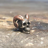 Horned Skull Satan Earring - Holy Buyble