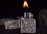 Custom Floral Zippo Lighter Case