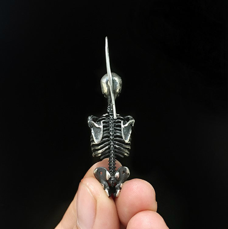 Antique Finish Skeleton Earring - Holy Buyble