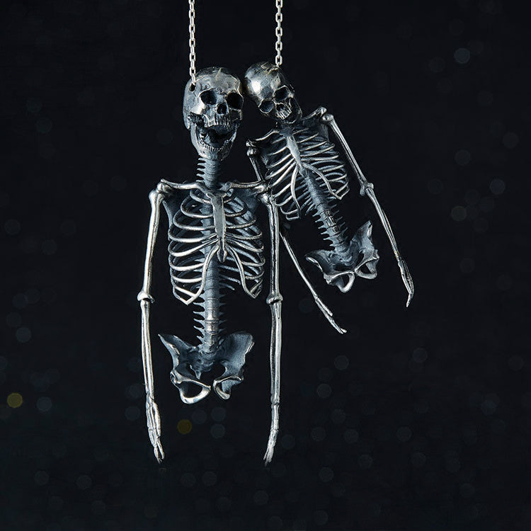 Half Skeleton Pendant - Holy Buyble