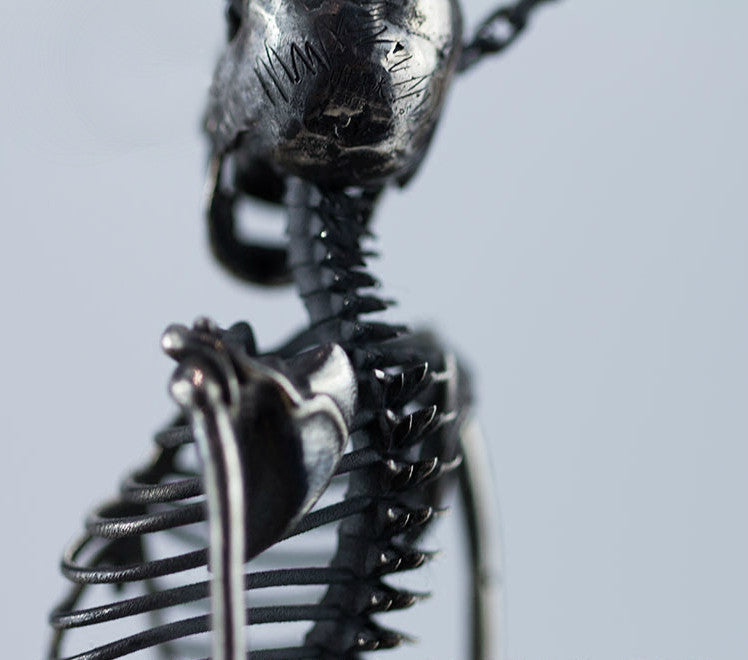 Half Skeleton Pendant - Holy Buyble