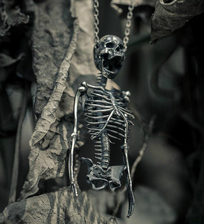 Half Skeleton Pendant - Holy Buyble