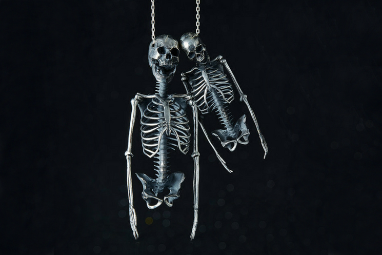 Half Skeleton Pendant - Holy Buyble