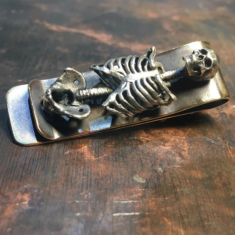 Skeleton Skull Money Clip - Holy Buyble