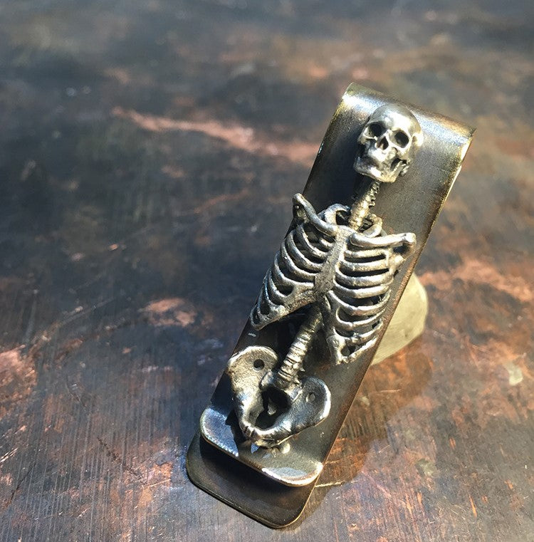 Skeleton Skull Money Clip - Holy Buyble