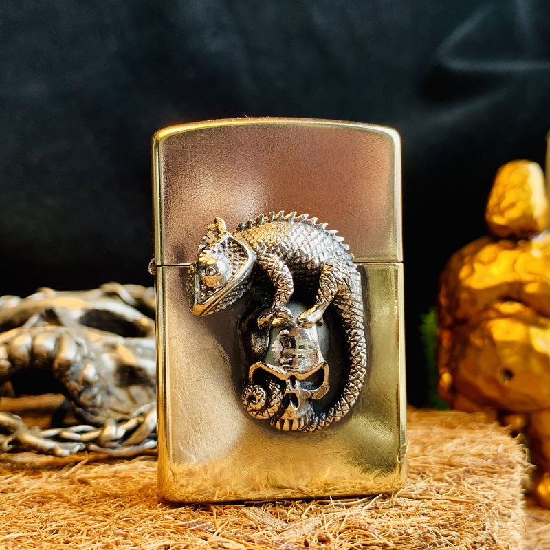 Lizard & Skull Custom Lighter Case