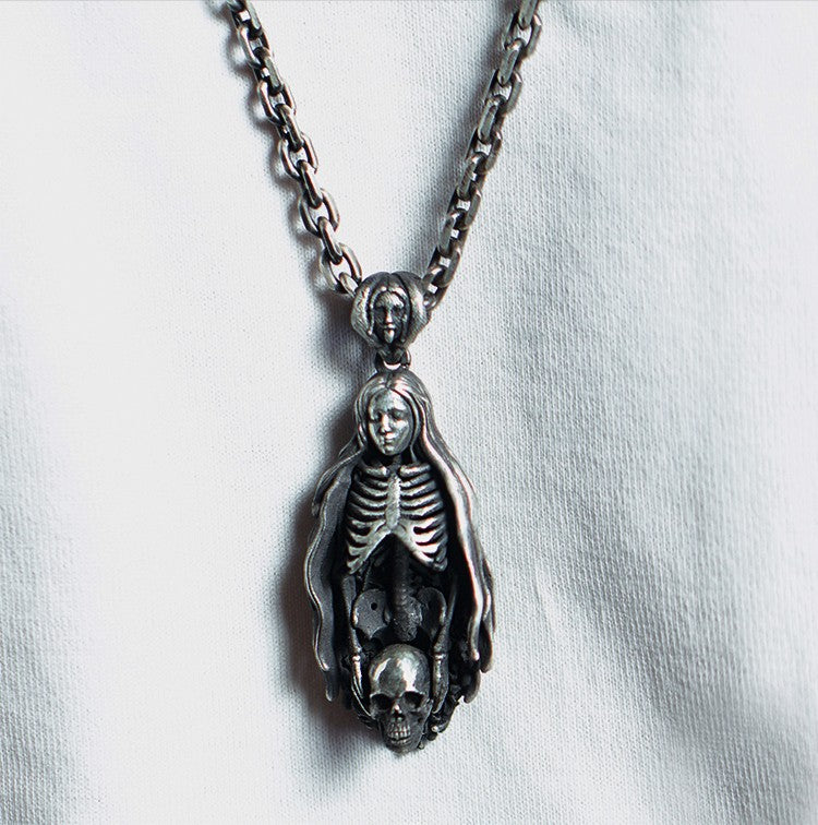 Skeleton Witch Pendant - Holy Buyble