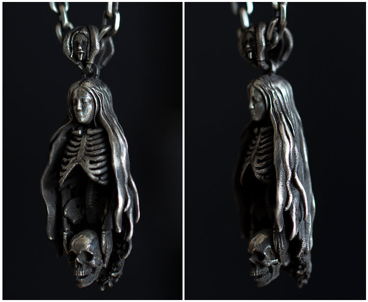 Skeleton Witch Pendant - Holy Buyble
