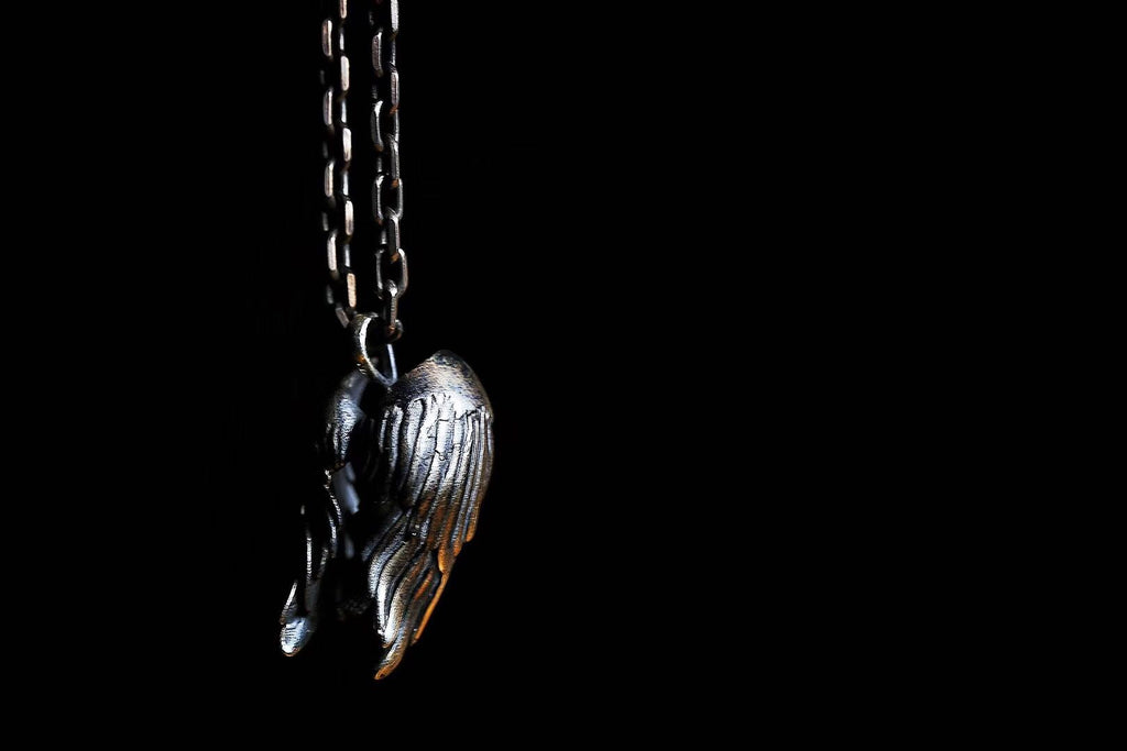 Fallen Angel Skeleton Necklace - Holy Buyble