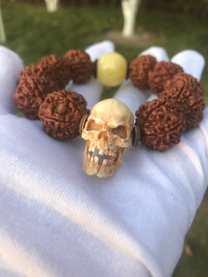 Decayed Deer Antler Skull Bead - Holy Buyble