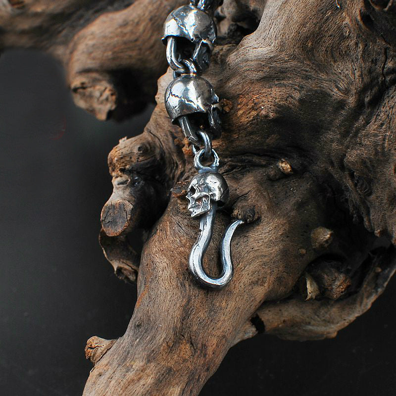 Miniature Skull Chain Bracelet - Holy Buyble