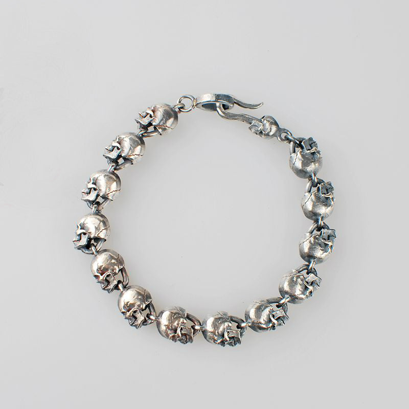 Miniature Skull Chain Bracelet - Holy Buyble