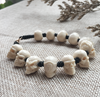 Customizable Mammoth Ivory Fossil Mystic Skull Bracelet - Holy Buyble