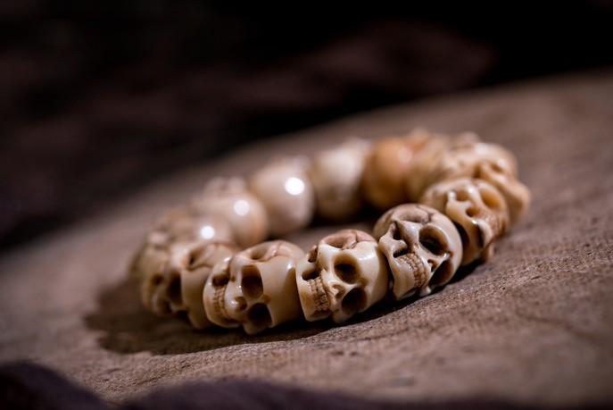 Deer Antler Decayed Skull Bracelet - Holy Buyble